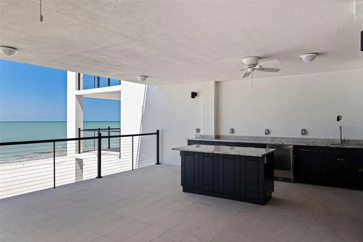Facing North on Balcony
