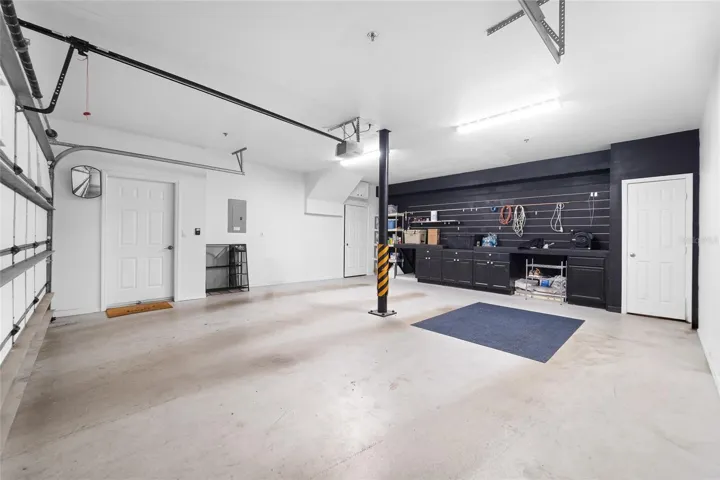 2 Car Garage with Built-Ins