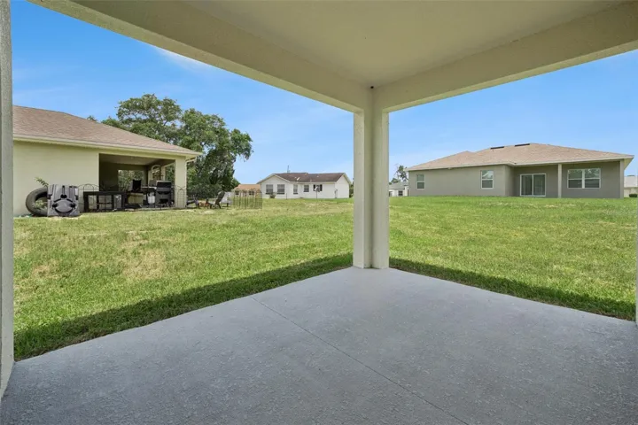 Rear Covered Patio