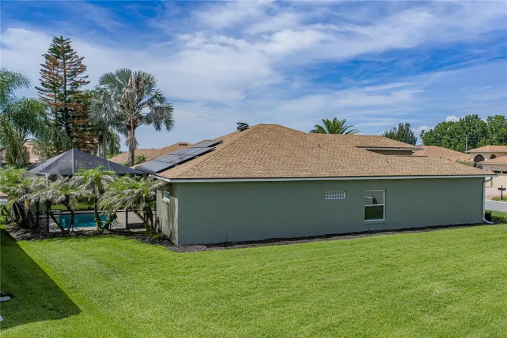 House drone view