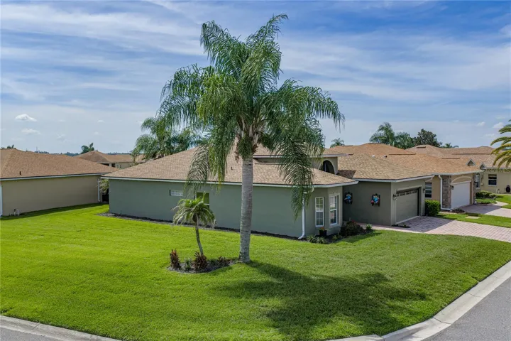 House drone view