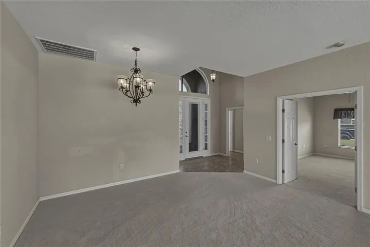 Dining area & hall to bedroom 2 plus bedroom 3 entry