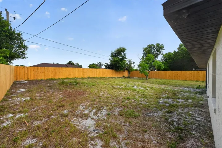 Fully Fenced yard
