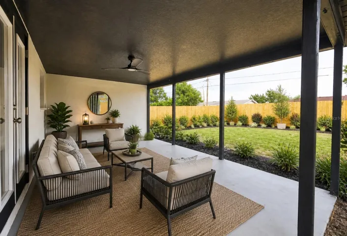 Staged Patio