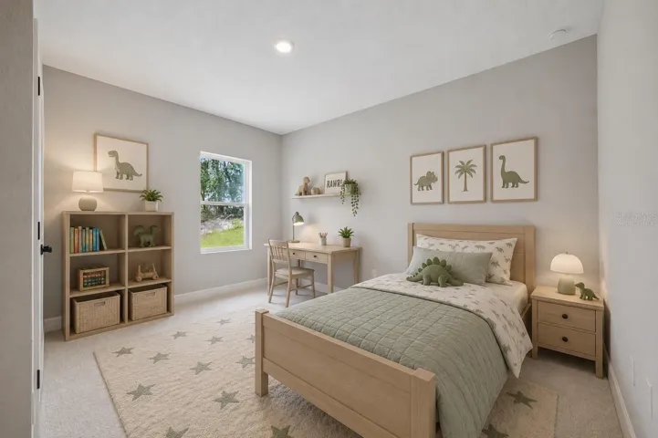 Virtually Staged Bedroom 4