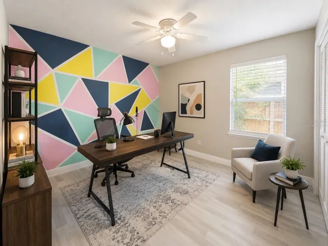 3rd Bedroom/Office -Virtually Staged