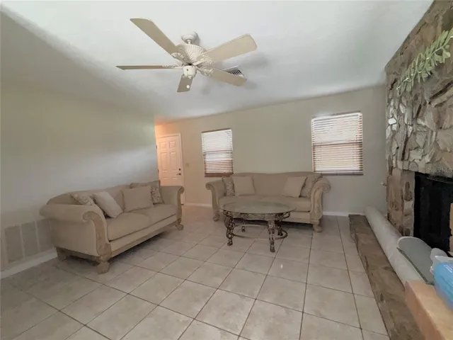 Living Room with Fireplace.