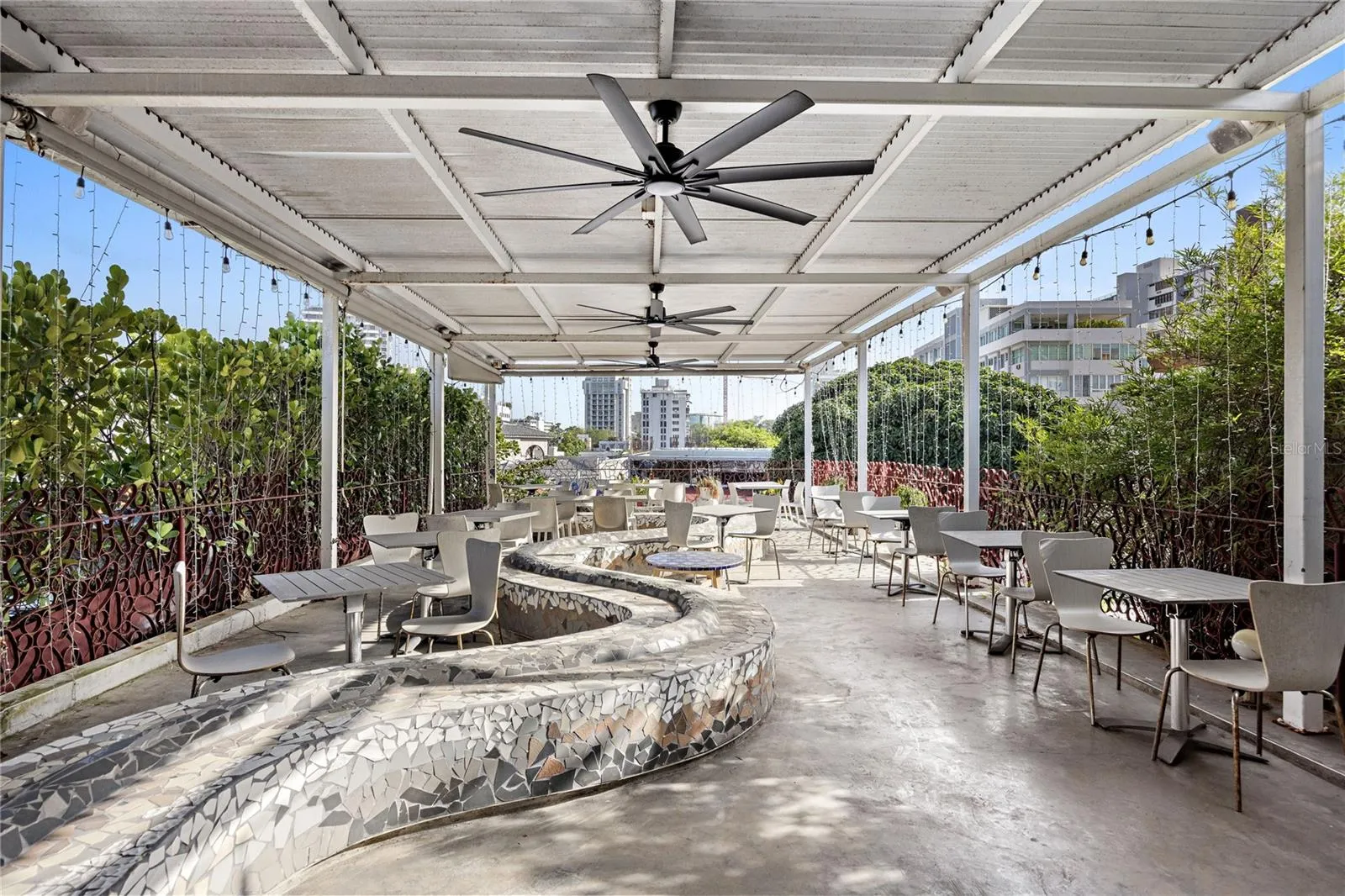 Covered Outdoor Terrace