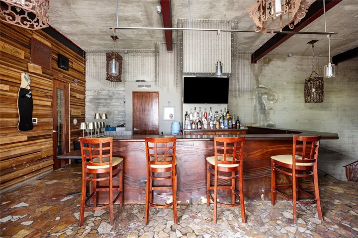 Back bar Liquor Display