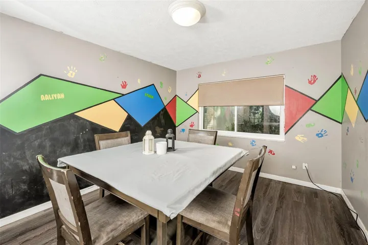 Dining room turned kid room