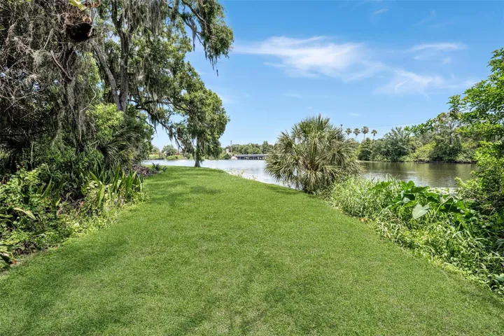 Hillsborough River across the street