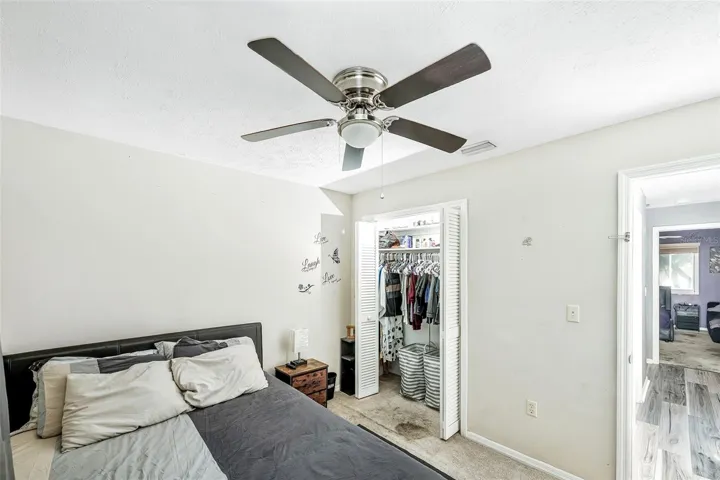 Bedroom #1 with built-in closet