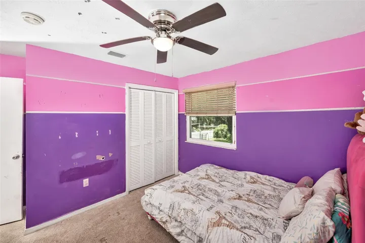 Bedroom #2 with built-in closet