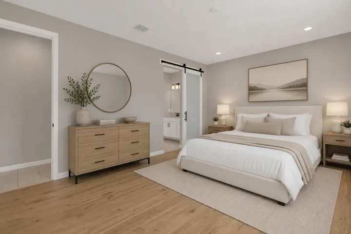 Primary Bedroom (Staged)