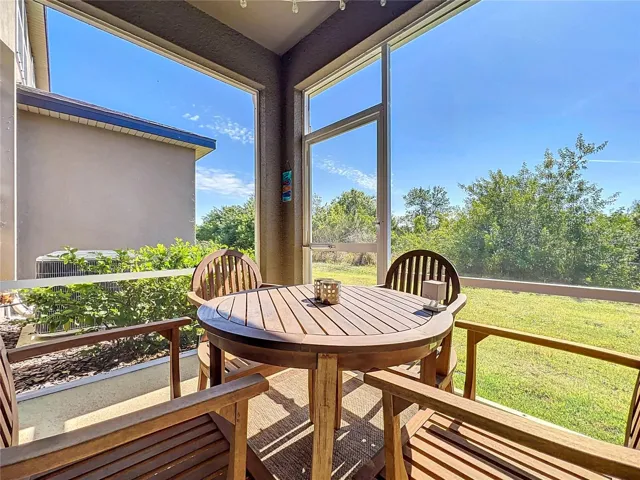 Screened patio