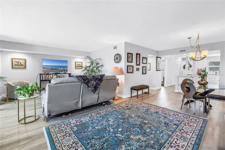 Open floor plan living