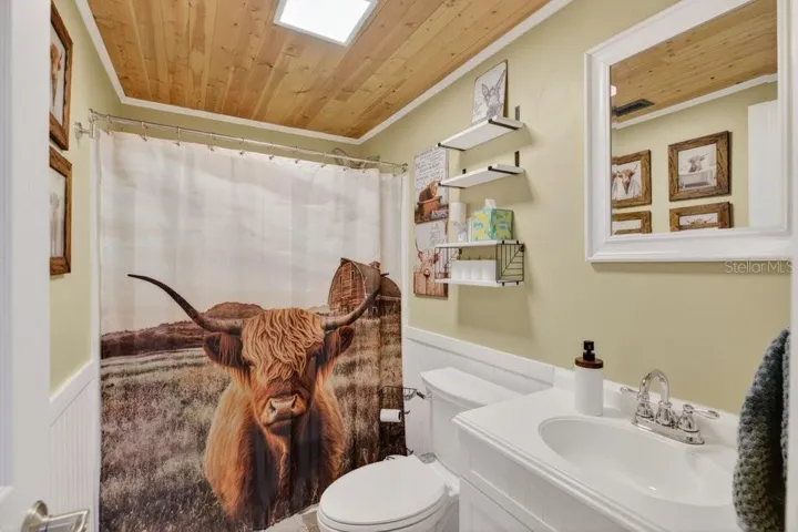 Downstairs bathroom.