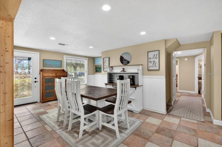 Dining area.