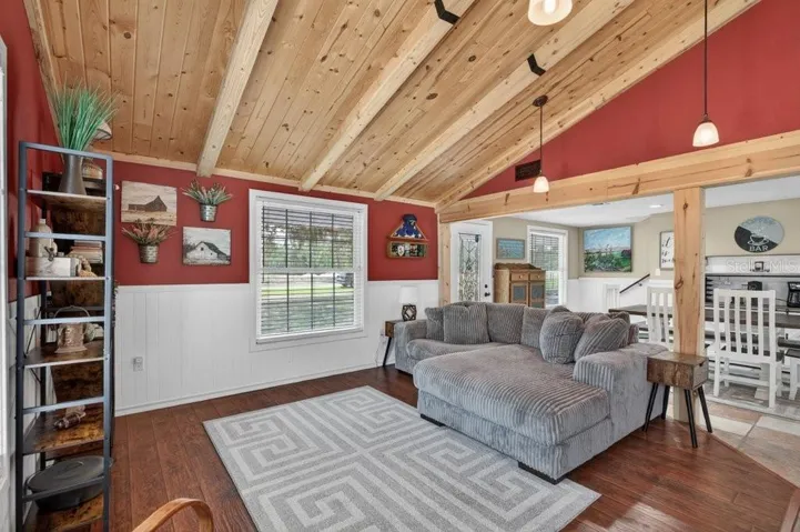 Sitting area in living room.