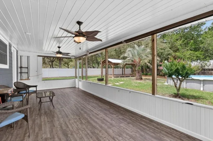 Back porch.