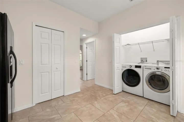 Laundry closet