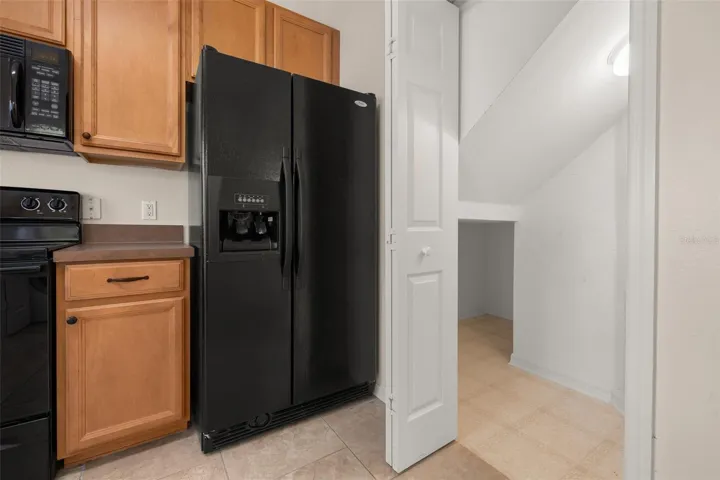 Pantry and under-staircase storage