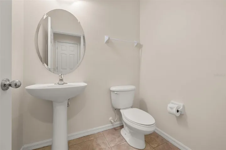 Downstairs half bathroom