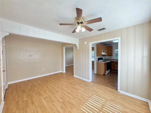 Front entrance, large foyer and dining area