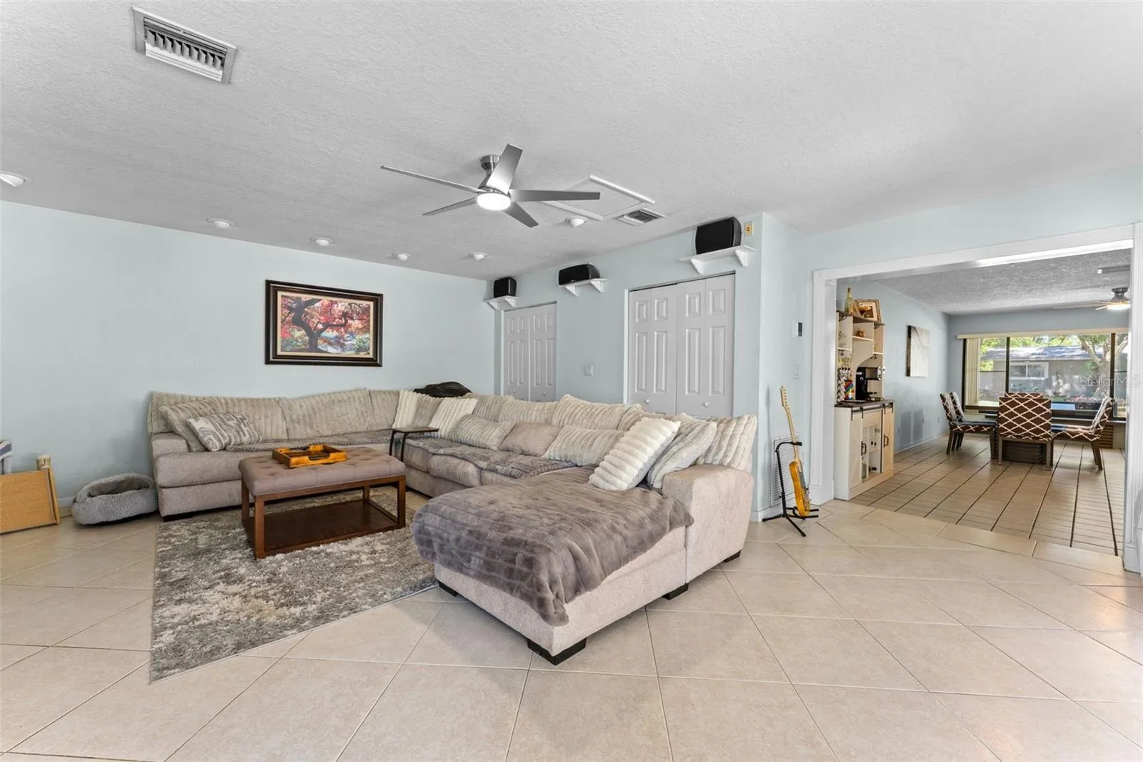 Extra large family room