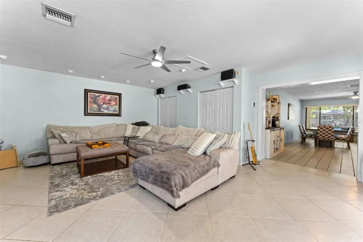 Extra large family room
