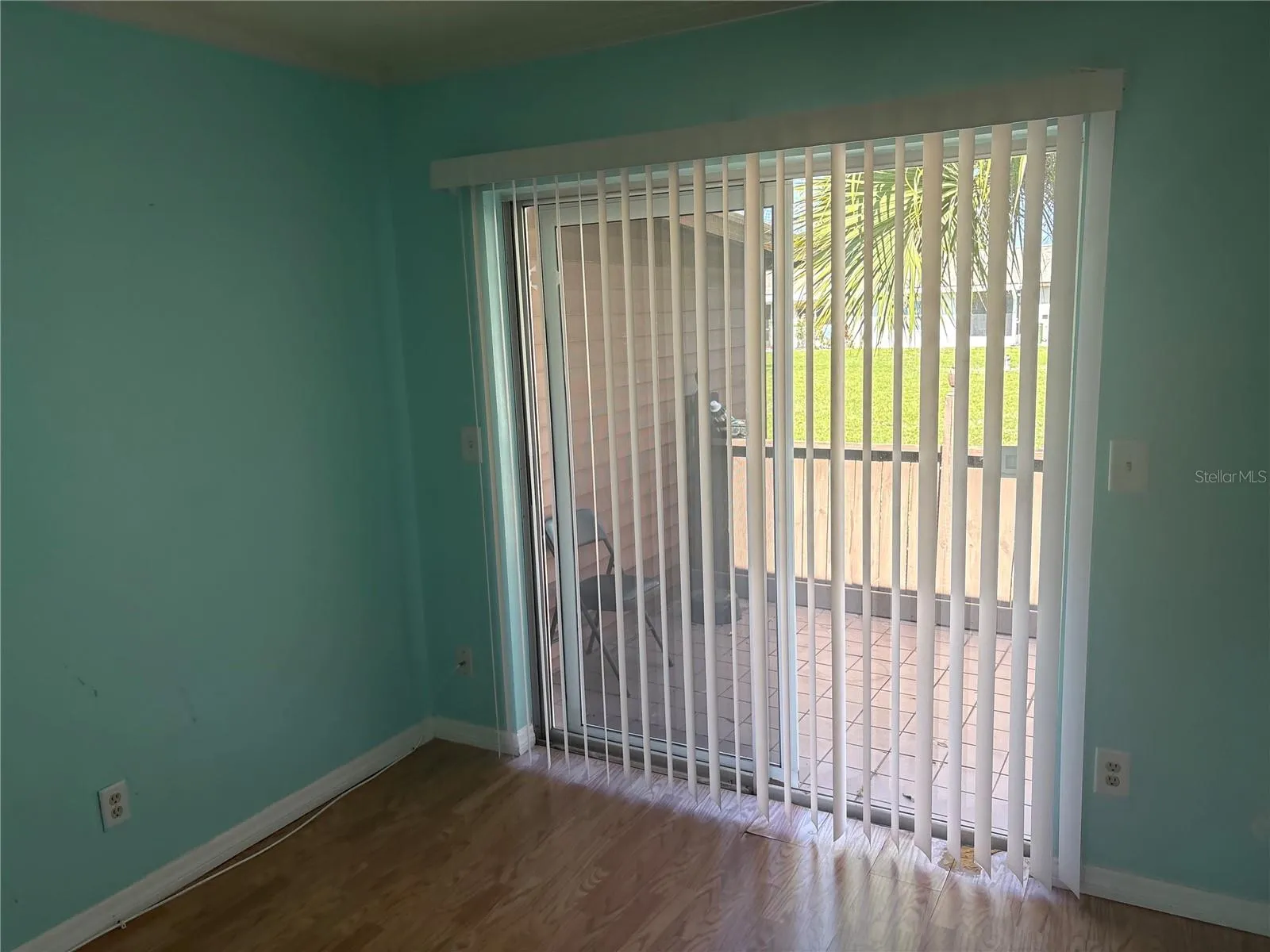 2nd Bedroom with slider to back porch area
