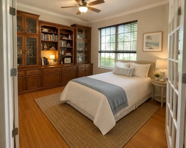 virtually staged as 4th bedroom