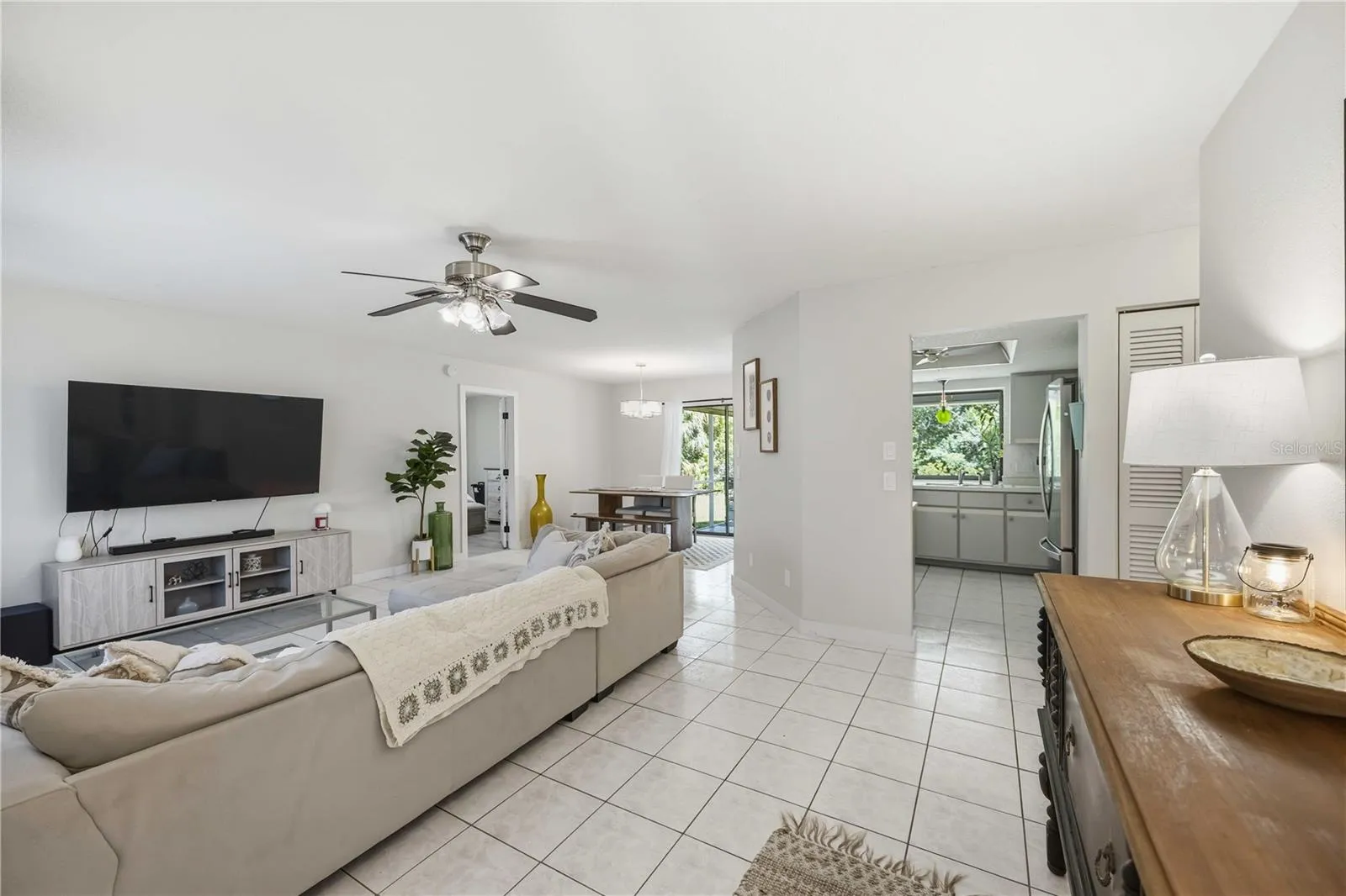 Open concept living space