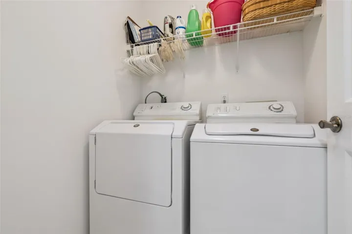Laundry Room includes a Washer & Dryer