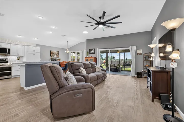 Kitchen and Living Room
