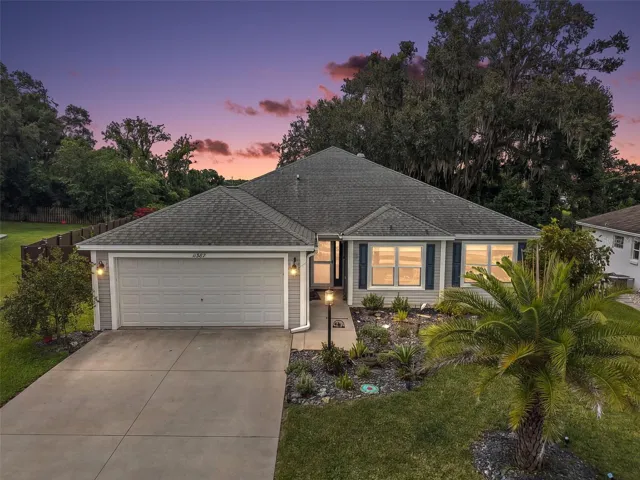 Twilight Front Elevation