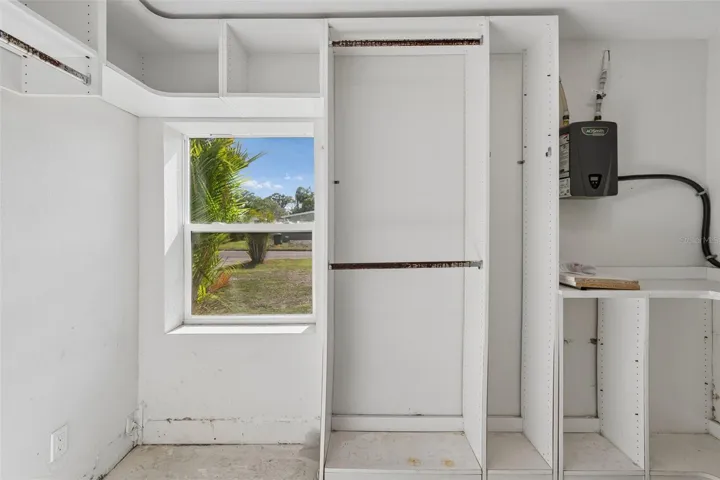 Primary walk in closet
