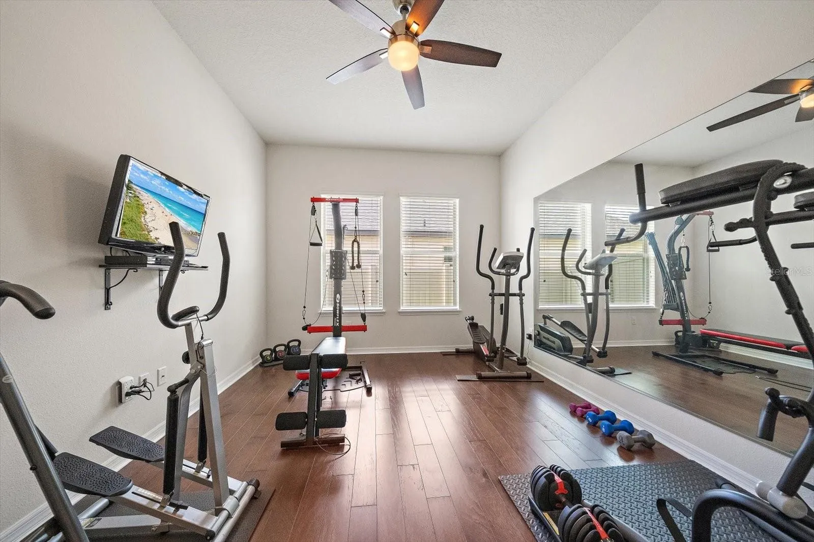 office used as a gym