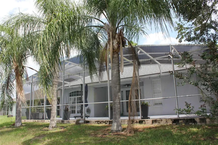 rear of home