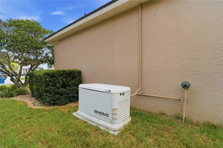 Generator for entire home outside/ hooked up