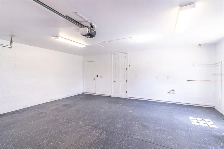 2 Car Garage w/side entry door