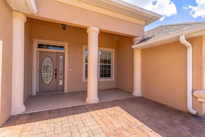 Covered front porch