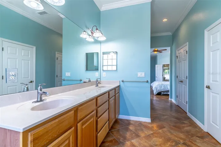Master Bathroom Double sinks