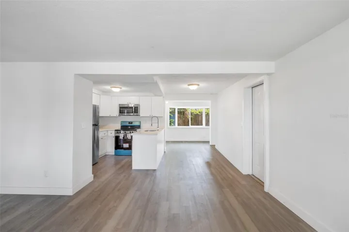 Living room to Kitchen