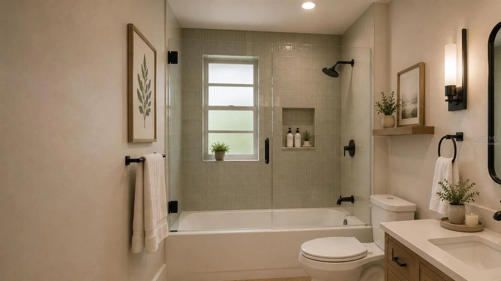 Guest Bathroom Virtually Staged