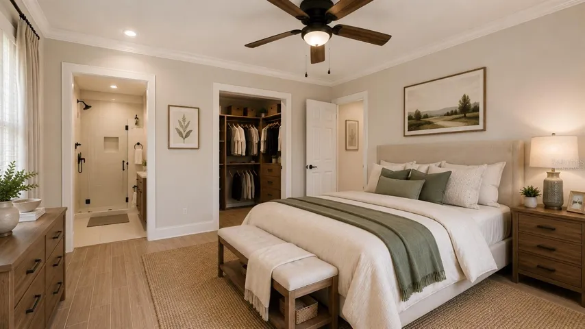 Primary Bedroom Virtually Staged