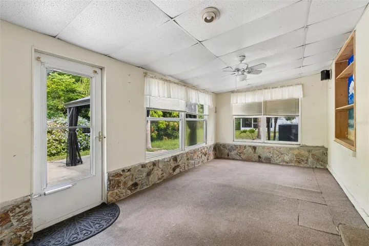 Back enclosed lanai