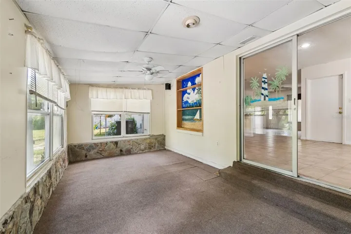 Back enclosed lanai