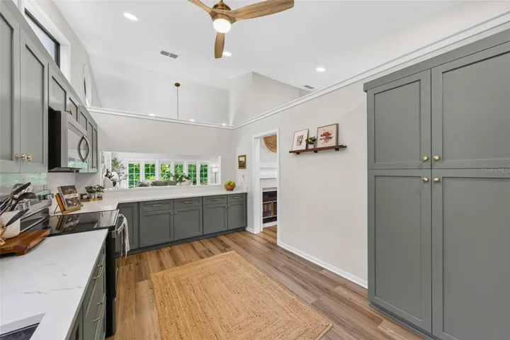 Custom built in pantry