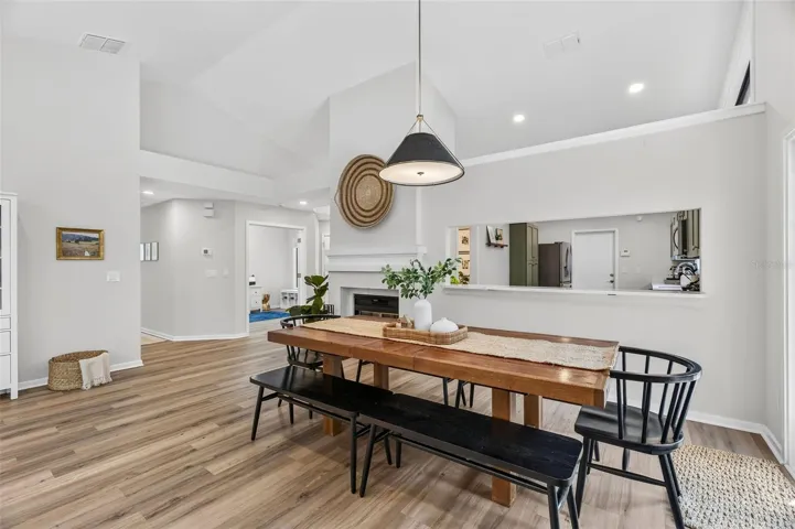 Dining with pass through to Kitchen